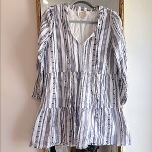 SAIL TO SABLE NAVY AND WHITE DRESS